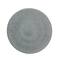 Hello Honey® 12" White Speckled Stoneware Pedestal with Paulownia Wood Ball Base